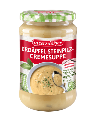 Erdäpfel-Steinpilz-Cremesuppe