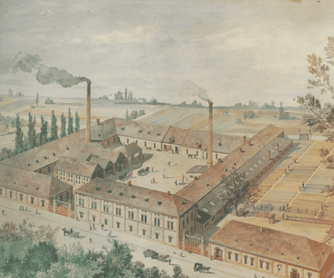 Fabrik um 1880