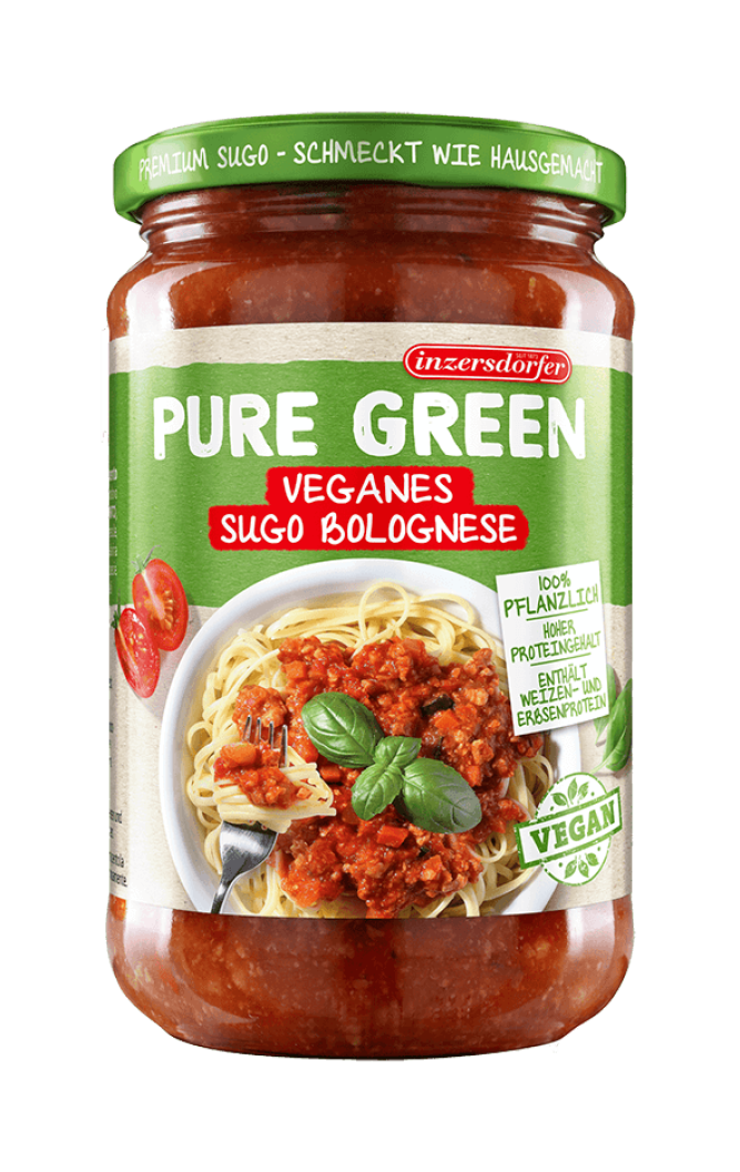 PURE GREEN veganes Sugo Bolognese