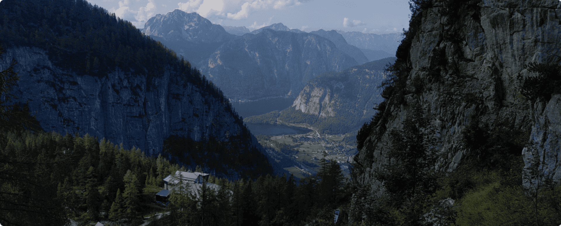 Krippenstein Blick Auf Hallstätter See Oberösterreich