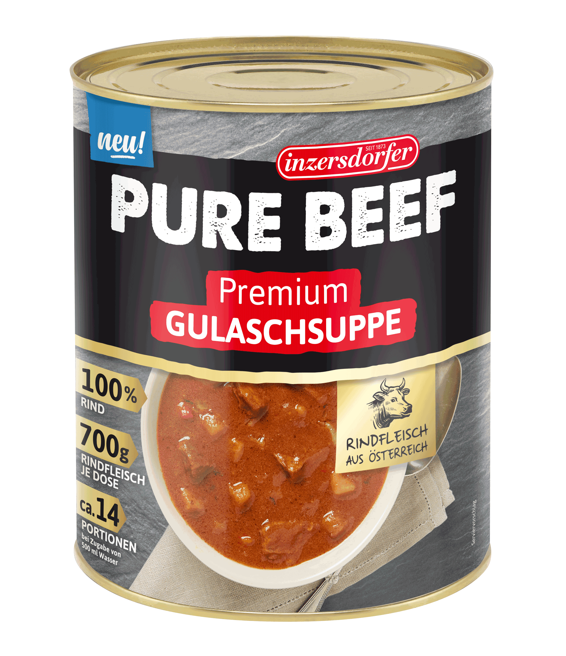 PURE BEEF Premium Gulaschsuppe