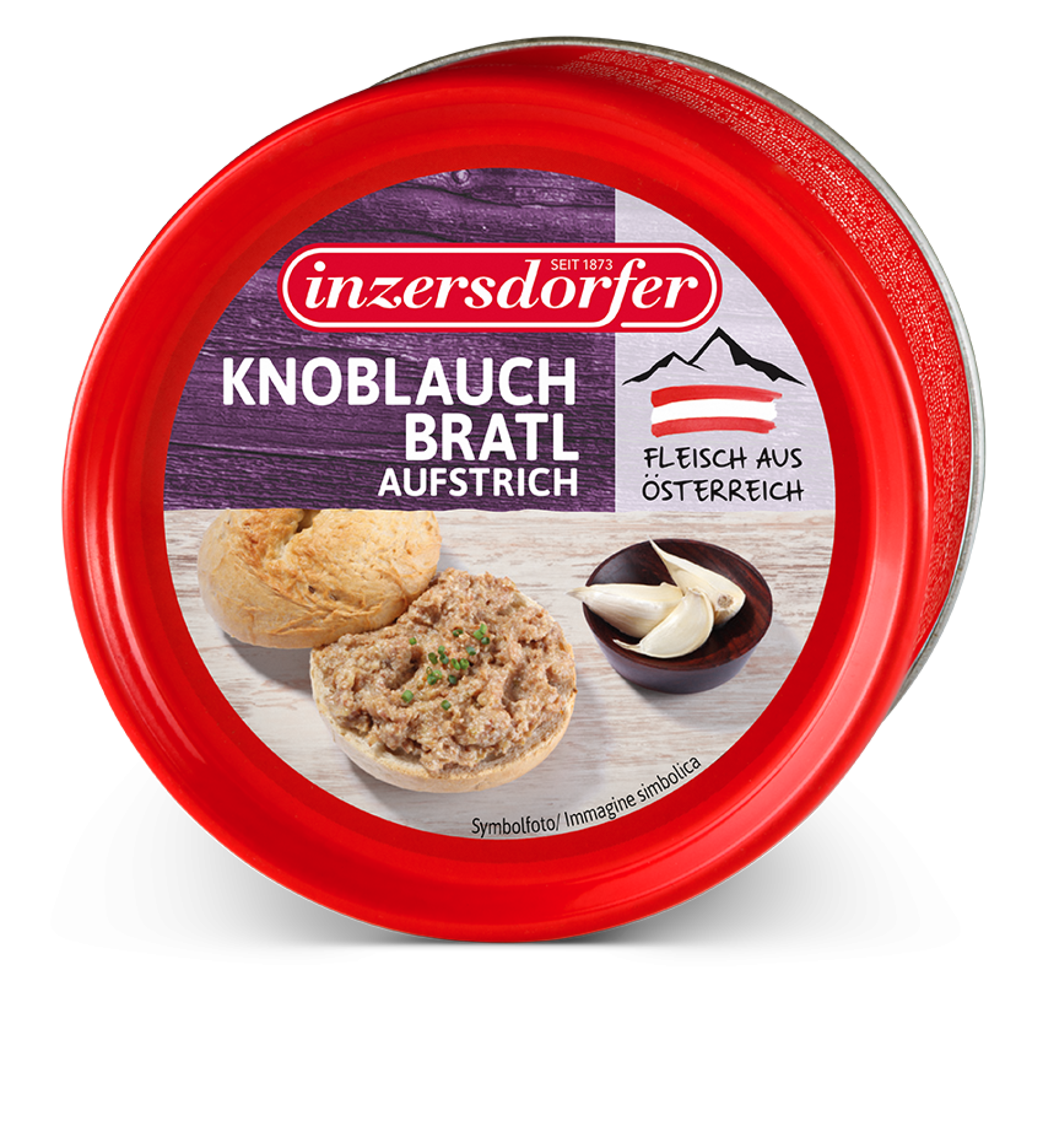 Inzersdorfer Aufstriche 125g Knoblauchbratl Cremig