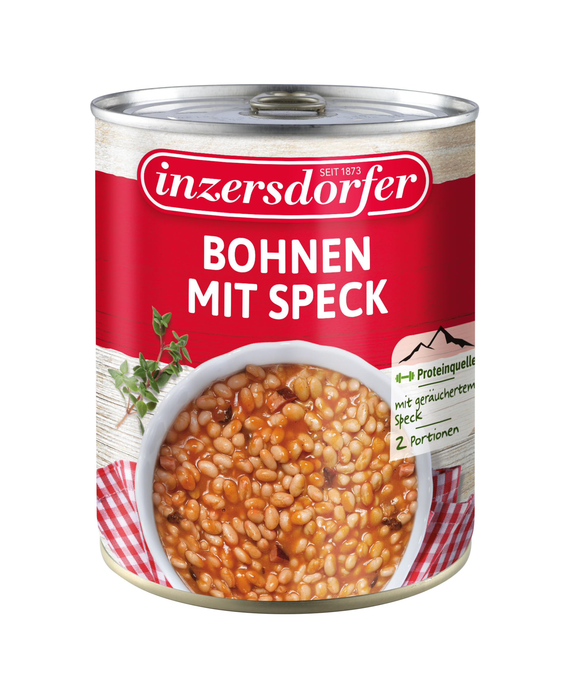 163490 INZ Bohnen Mit Speck 800g